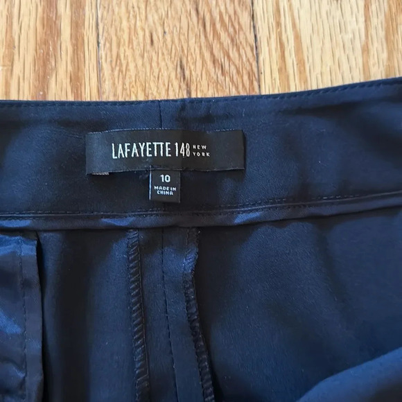 Lafayette 148 sz 10wool trousers zip fly wide leg excellent condition work wear - Picture 3 of 9